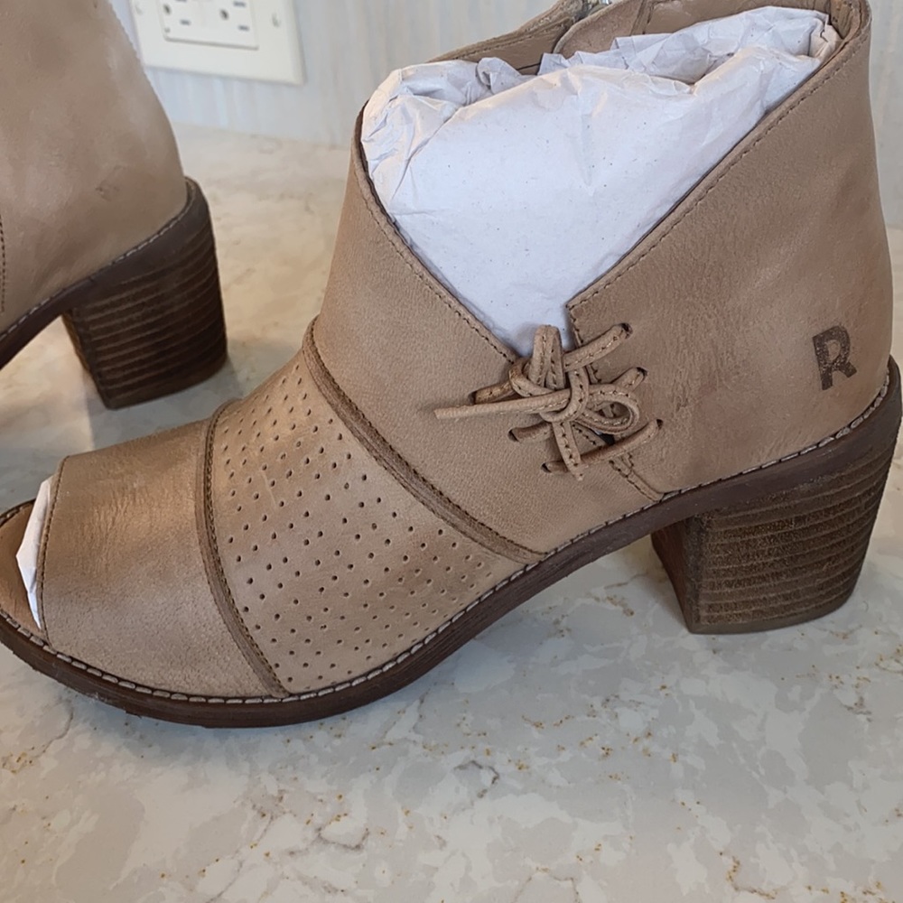 Roan open toe booties